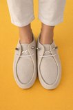 Trendyshose BRC-06996 Taşlı Rahat Duz Babet