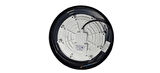 Cometepool Siyah Çerçeve Mavi Işık SMD Led Havuz Sıva Üstü ve Sıva Altı (Joker) Aydınlatma Lambası 33W-ToptancıyızBiz