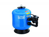 Gemaş TURBIDRON-CL Bobin Sargılı Kum Filtresi Yandan 1,5 Vanalı 500 mm 10 m³/h-ToptancıyızBiz