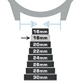 18mm Açık Kahverengi Taba Saat Kordonu Kayış