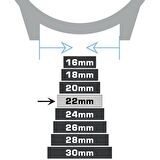 22mm Lacivert Hakiki Deri Saat Kordonu Kayış