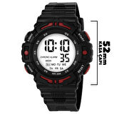 Su Geçirmez Dijital Spor Genç Çocuk Kol Saati Alarm Kronometre Takvim 3ATM CHR1146