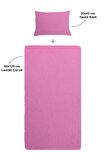 S-Mall Bebek Çarşafı 60x120 ve Yastık Kılıfı 35x45 - Pembe