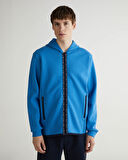 GANT Erkek Mavi Regular Fit Kapüşonlu Logolu Sweatshirt