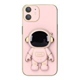 Smcase Apple iPhone 11 Kılıf Standlı Kamera Korumalı Astronot Silikon