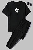 Uyguntarz Unisex Paw 2'li Eşofman Takımı