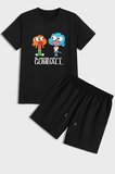 Baskı Şort Takım Unisex