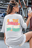 Uyguntarz Unisex do the things that make you happy Tasarım Tshirt