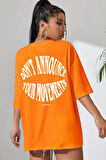 Uyguntarz Unisex Dont Baskılı T-shirt