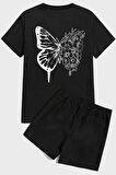 Uyguntarz Drawing Butterflies  Baskı Şort Takım