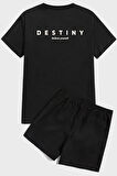 Uyguntarz Destiny  Baskı Şort Takım