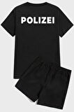 Uyguntarz Polizei Baskı Şort Takım