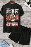 Uyguntarz Ramen Baskı Şort Takım