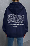 Uyguntarz Unisex Nothing Baskılı Sweatshirt