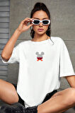 Uyguntarz Unisex Mause  Baskılı T-shirt