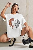 Uyguntarz Unisex Tiger Baskılı T-shirt