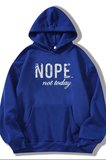 Unisex Nope Baskılı Sweatshirt