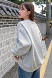 Destiny Baskılı Oversize Sweatshirt