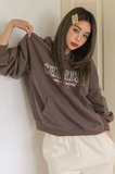 Unisex Cherish Baskılı Oversize Sweatshirt