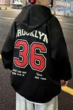 Erkek 36 Brooklyn Baskılı Oversize Sweatshirt