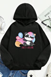 Uyguntarz Çocuk Kafadar Ayılar Baskılı Sweatshirt