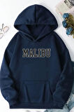 Uyguntarz Unisex Malıbu Baskılı Oversize Sweatshirt