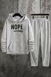 Uyguntarz Unisex Nope Baskılı Eşofman Takımı