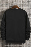 Uyguntarz Unisex Metalica Baskılı Bisiklet Yaka Sweatshirt