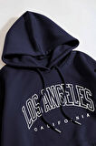 Unisex Los Angles  Baskılı Sweatshirt