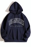 Unisex Los Angles Baskılı Sweatshirt