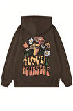 Fermuarlı Kapüşonlu Unisex Sweatshirt