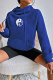 Fermuarlı Kapüşonlu Unisex Sweatshirt