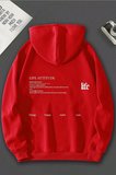 Unisex Oversize Life Baskılı Sweatshirt