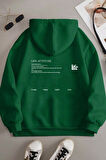 Uyguntarz Unisex Oversize Life Baskılı Sweatshirt