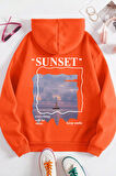 Uyguntarz Unisex Sunset Baskılı Sweatshirt