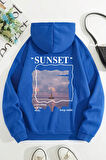 Uyguntarz Unisex Sunset Baskılı Sweatshirt