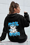 Uyguntarz Free Grafiti Sırt Baskılı Sweatshirt