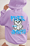Free Grafiti Sırt Baskılı Sweatshirt