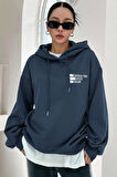 Uyguntarz Unisex Cherish Time Baskılı Sweatshirt