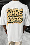 Uyguntarz Unisex Rare Breed Baskılı Tasarım Tshirt