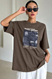Uyguntarz Unisex KeepGoing Baskılı Tasarım Tshirt