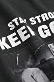 Uyguntarz Unisex KeepGoing Baskılı Tasarım Tshirt