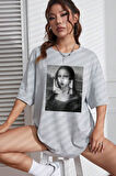 Uyguntarz Unisex Mona Lisa Baskılı Tasarım Tshirt