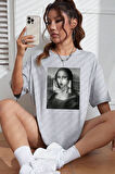 Uyguntarz Unisex Mona Lisa Baskılı Tasarım Tshirt