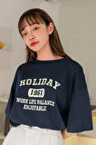 Uyguntarz Unisex Holiday Baskılı Tasarım Tshirt