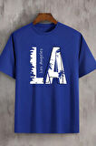 Uyguntarz Unisex Los Angles Baskılı Tasarım Tshirt