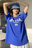 Uyguntarz Unisex Pattern Blue Baskılı Tasarım Tshirt