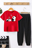 Uyguntarz Çocuk Sleep Panda Alt - Üst Eşofman Takımı