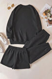 Uyguntarz Unisex 3'lu Sweat Short Eşofman Altı Takım