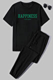 Uyguntarz Unisex  Happines 2'li Eşofman Takımı